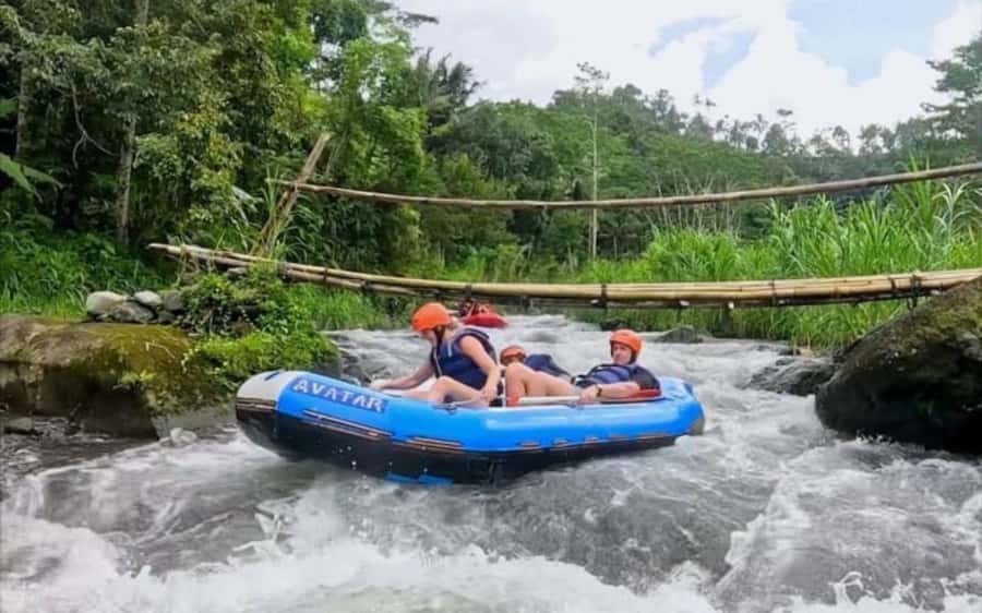 Bali: Telaga Waja White Water Rafting And ATV Quad Adventure - Rafting Telaga Waja: Class II–IV Rapids, Rainforest Views, and the Bajing Dam Drop
