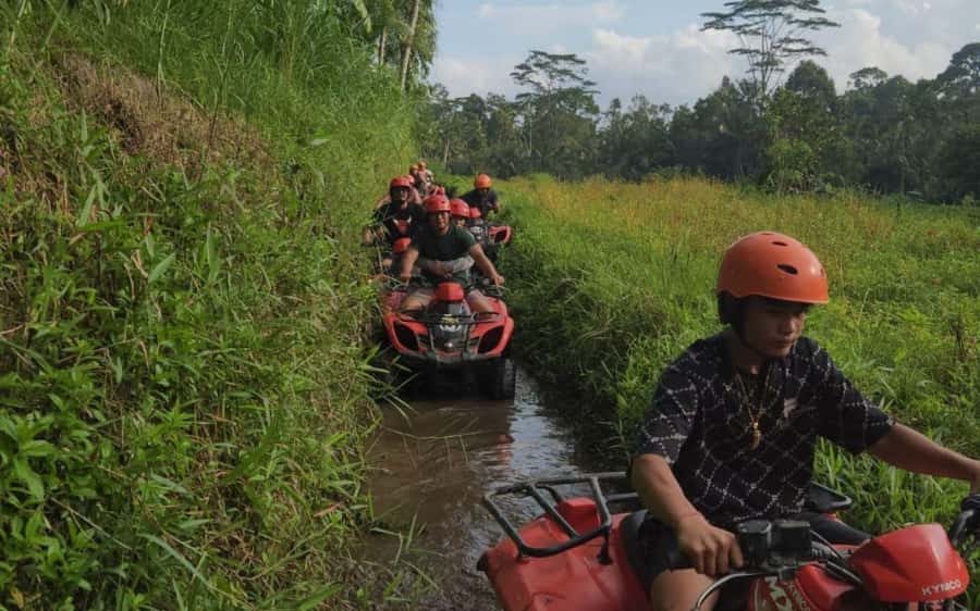 Bali: Telaga Waja White Water Rafting And ATV Quad Adventure - ATV Quad Adventure: Jungle Trails, Muddy Tracks, Rice Fields, and River Crossings