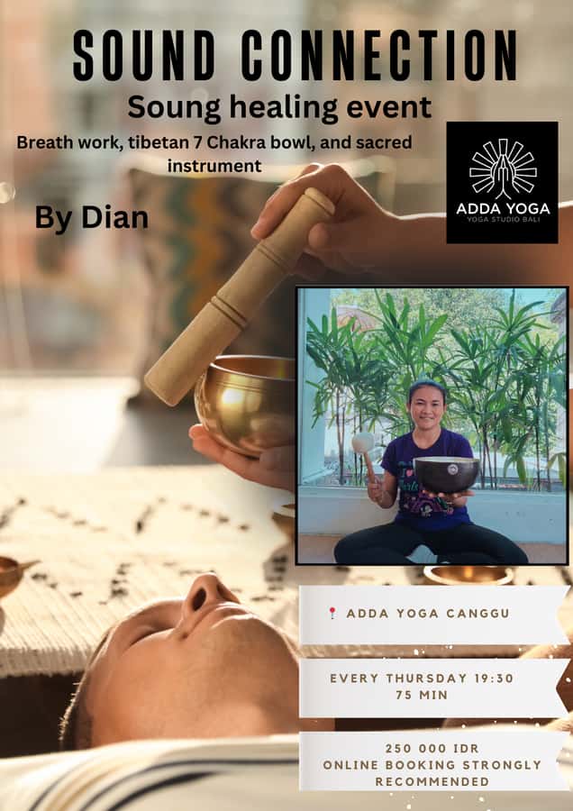 Bali : Tibetan sound healing connection at ADDA YOGA - What happens during the 75 minutes (and how to get the most out of it)