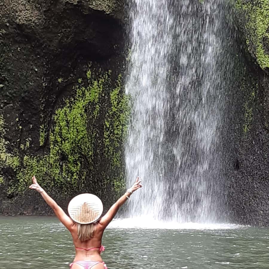 Bali: Tibumana, Tukad Cepung, Kanto Lampo, & Tegenungan Tour - Tegenungan Waterfall: The Big View Finish