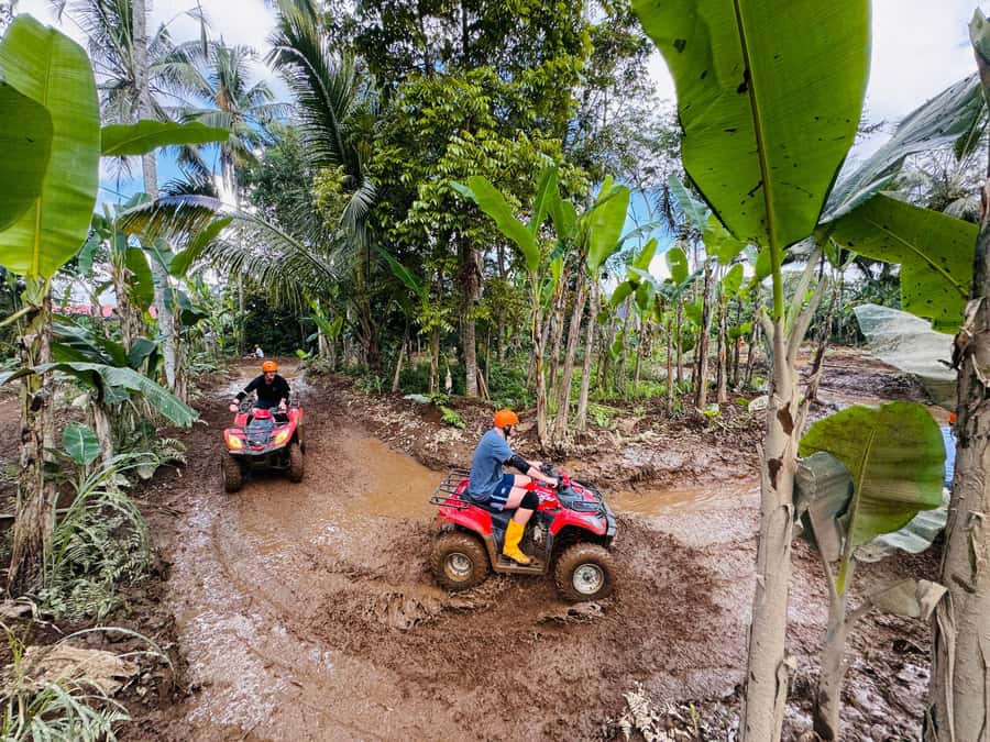 Bali: Ubud ATV Quad Bike, Jungle Swing with Meal - The beji river and village-temple stops: what you’ll actually see along the way