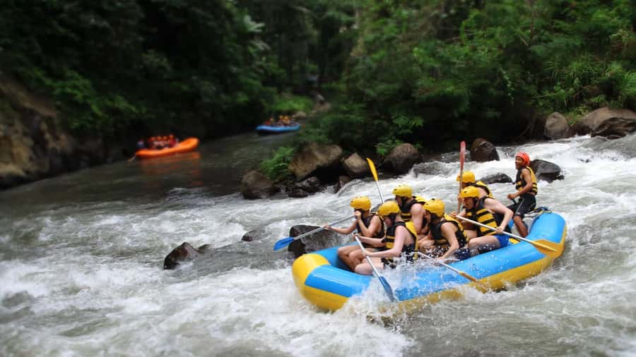Bali-Ubud fun ATV Quad Bike Adventure & River Rafting - The muddy snake track and river crossings: how to enjoy the hard parts