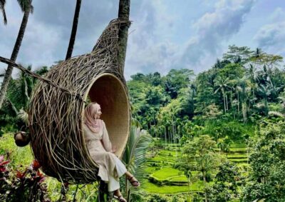Bali/Ubud: Kanto Lampo Waterfall, Monkey Forest & Swing Tour - Sacred Monkey Forest Sanctuary: Temples, shade, and the macaque factor