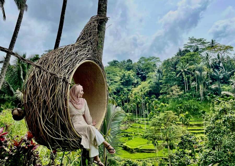 Bali/Ubud: Kanto Lampo Waterfall, Monkey Forest & Swing Tour - Sacred Monkey Forest Sanctuary: Temples, shade, and the macaque factor