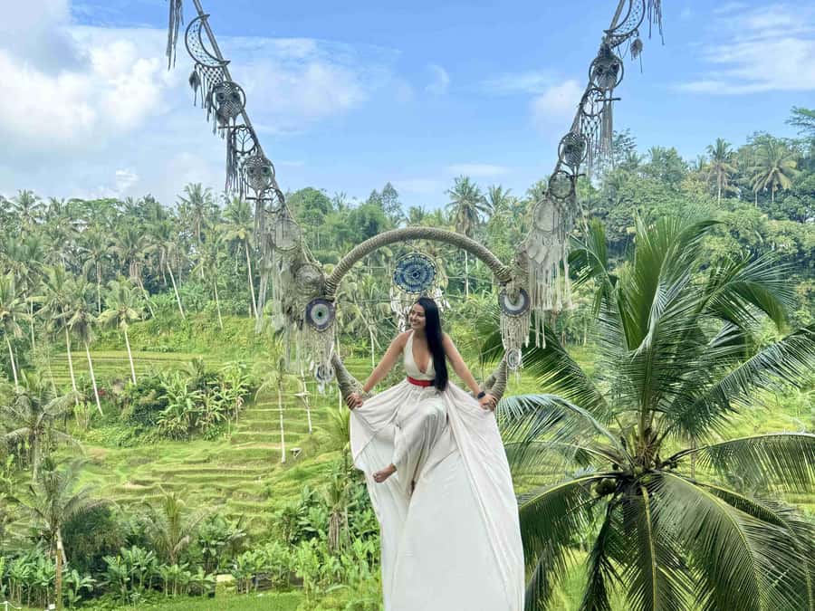 Bali: Ubud Swing, Zipline, SkyBike in a Private Rice Terrace - U Fun Field: why the rice terraces make this day feel different