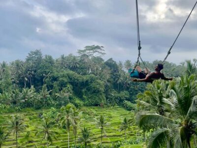 Bali/Ubud: Swing, Zipline & SkyBike Rice Terrace Adventure - Entering U Fun Field: private rice paths and photo stops in one smooth flow