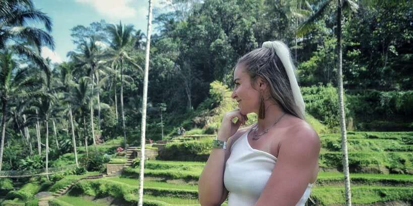 Bali: Ubud Waterfall, Village and Pool Club Day Trip - Sacred Monkey Forest Sanctuary: A Jungle Walk Without the Whole Day