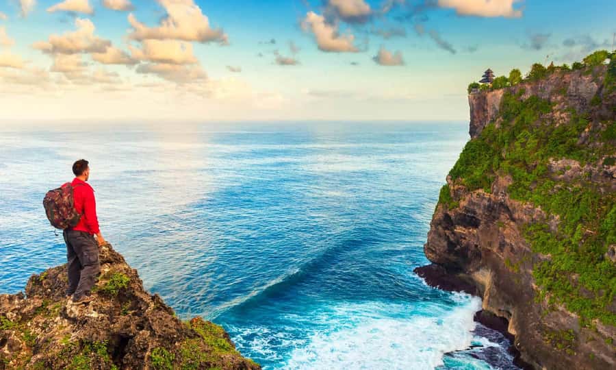 Bali: Uluwatu Temple, GWK, and Padang Beach Full-Day Tour - Water Blow: watching waves perform on limestone cliffs