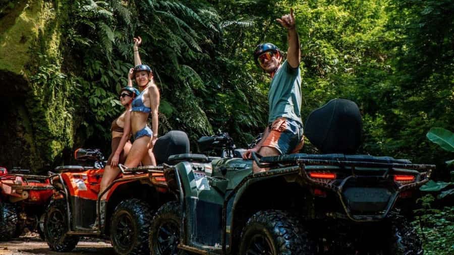 Bali: Waterfall Gorilla Cave ATV & Ubud Rafting Trip & Lunch - Terrain, timing, and how long this day really takes