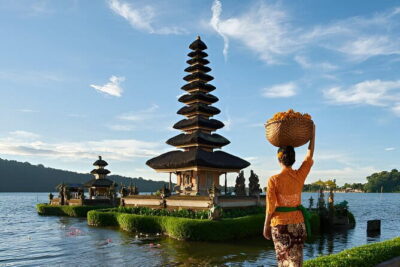 Bali Waterfall Wonders | A Nature Escape | All Inclusive - Wanagiri Hidden Hills: twin-lake views in a quick viewpoint window