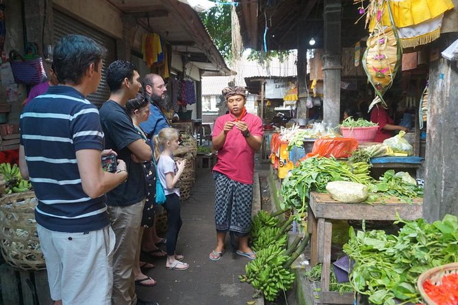Balinese Traditional Food Cooking Class with Ubud Monkey Forest and SPA - The Market at 8:30 am: Learning Ingredients Before Cooking