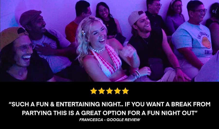Bali's Secret Comedy Night Entry Ticket - Food and Drinks: Easy Add-On, Not Included