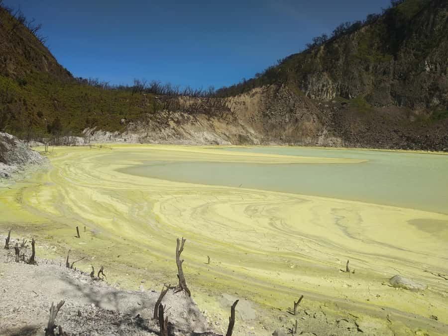 Bandung: White Crater Volcano Guided Day Trip - White Crater Volcano: photo time plus the fun of getting close