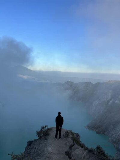 Banyuwangi :Ijen Blue Fire - The Trek to the Crater: Where Steep Ground Meets Real Volcano Scenery