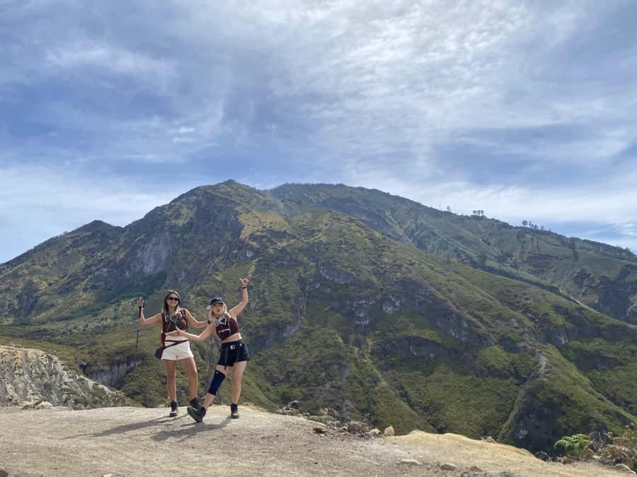 Banyuwangi :Ijen Blue Fire - The Turquoise Acidic Lake and Crater Views