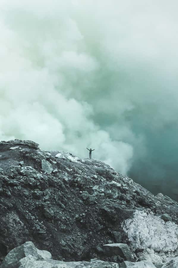 Banyuwangi :Ijen Blue Fire - Sulfur Mining Up Close: Respect for the Work
