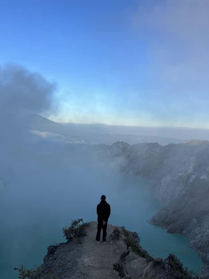 Banyuwangi :Ijen Blue Fire - The Trek to the Crater: Where Steep Ground Meets Real Volcano Scenery