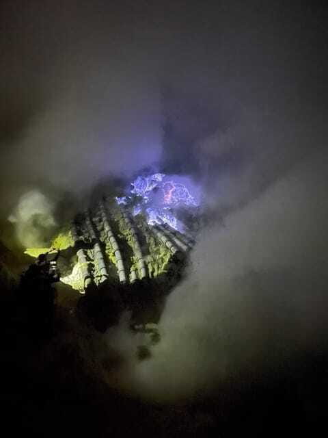Banyuwangi : Mt Ijen Hike, Blue Fire & Panoramic Lake Guided - Sulfur Miners, Turquoise Lake Views, and the Blue Fire Odds