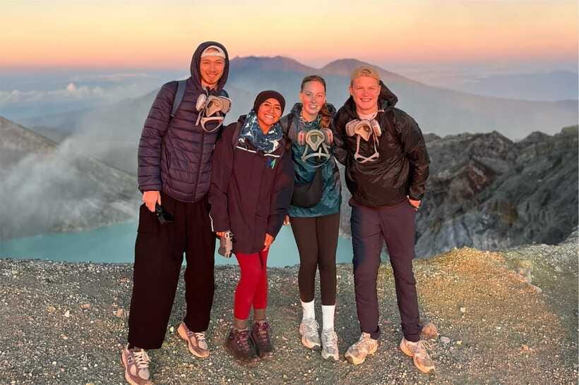 Banyuwangi: Mt. Ijen Sunrise Hike with Pickup & Health Check - Reaching the top: crater views and what you’re actually looking at