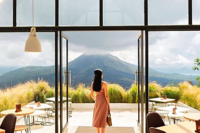 Best Ubud Tour with Instagrammable Jungle Swing all inclusive - Fun Volcanic Hot Spring near Batur: hot water, lake views