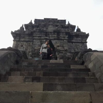 Borobudur sunrise in Stumbu Hill, Chicken Church, Borobudur - Early Pickup, Motorbike Style, and the Big Question: Is This Comfortable?