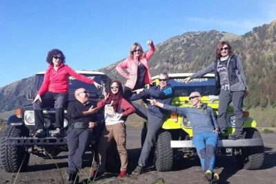 Bromo sunrise tour via Tumpang - start Malang // 1 day tour - Into the Black Sand Sea: Jeep Views and Real Volcano Terrain