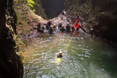 Canyoning Bali, Excalibur Canyon (Adventure, discovery, nature) - The 6:00am Pickup and Basecamp Setup (Coffee, Gear, and Training)