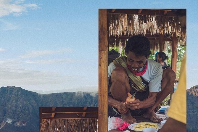 Conquer Mount Rinjani Second Summit: A 2-Day, Lombok-Indonesia - Rizal and the porter team: safety and food you actually notice