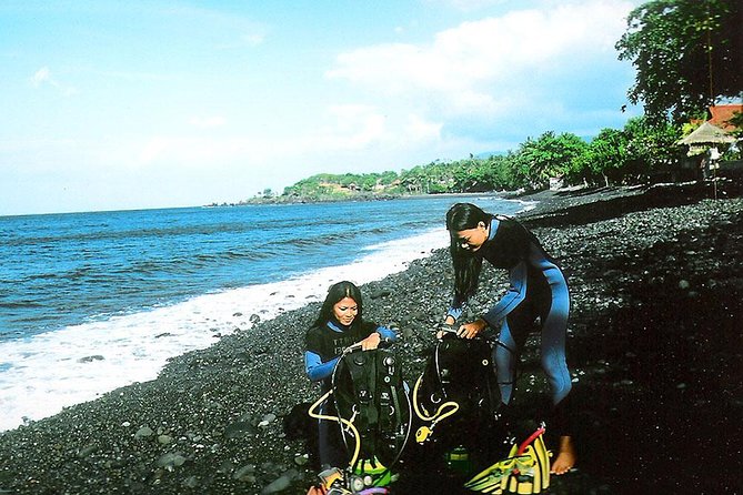 Dive at Tulamben Bali USS Liberty Ship Wreck - Stop 1: Tulamben Beach before you head to the wreck