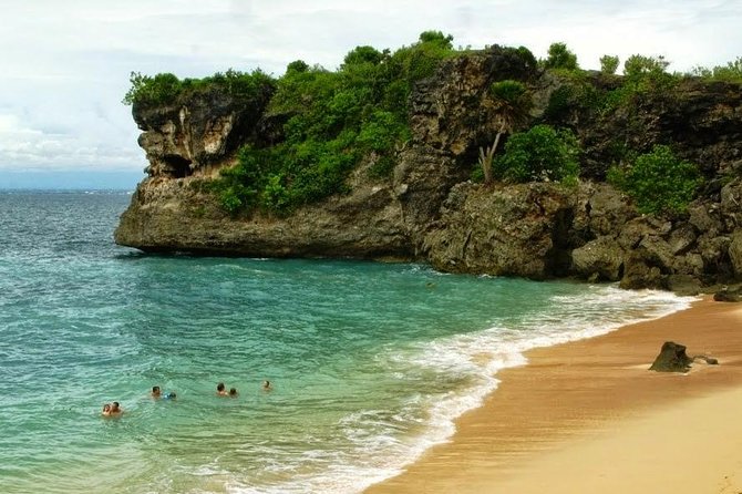 East Bali Tour: Lempuyang Temple - Gate of Heaven, Tirta Gangga, Virgin Beach - Virgin Beach: white sand, open ocean views, and a calmer swim area