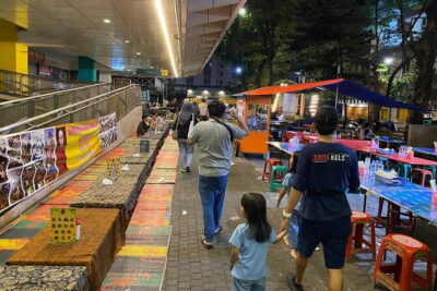 Experience Jakarta Street Food Scene with MRT Transportation - First stop in South Jakarta: snacks, drinks, and the prep behind the food