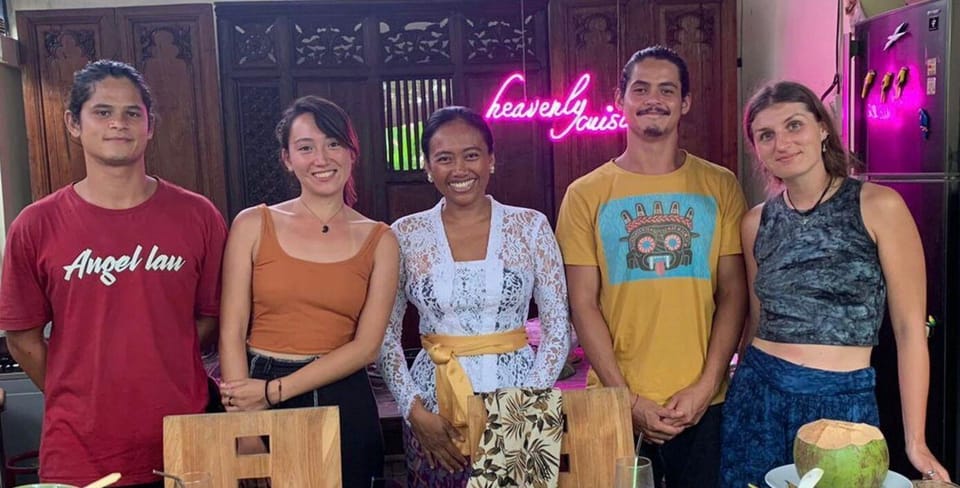 Experience the Art of Cooking Authentic Balinese Cuisine - The 4-dish menu: your mains, vegetable sides, sambal, rice, and dessert