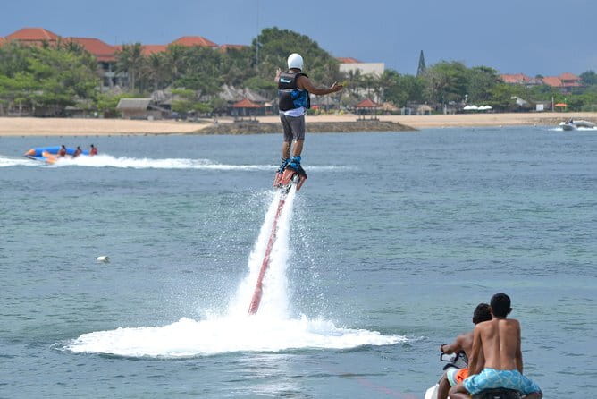Fly Board Experience in Bali - Getting Picked Up and Getting to the Beach Without Chaos