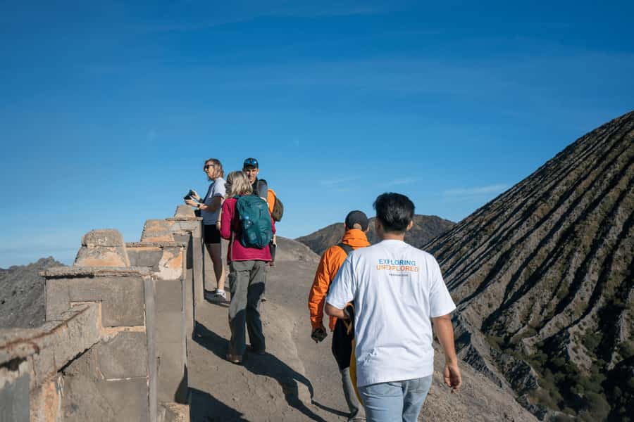 From Bali: Bromo Tumpaksewu Waterfall Shared Guided Tour - Bromo at 1am: the sand hike, 250 steps, and crater roar