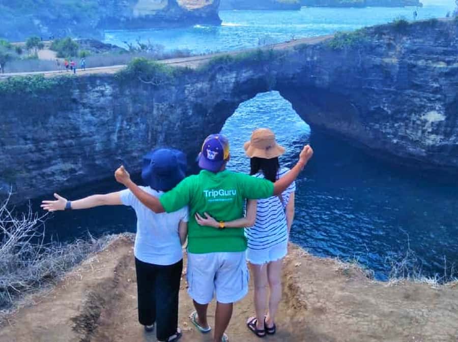 From Bali: West Nusa Penida & Snorkeling Small Group Tour - Broken Beach: the swirling bowl on the west coast