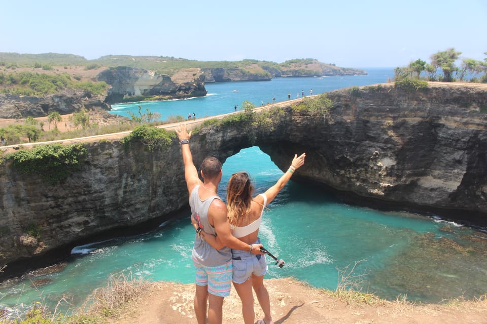 From Lembongan: Private Full-Day Highlight West Nusa Penida - Kelingking Beach (T-rex cliff): the icon stop with real effort