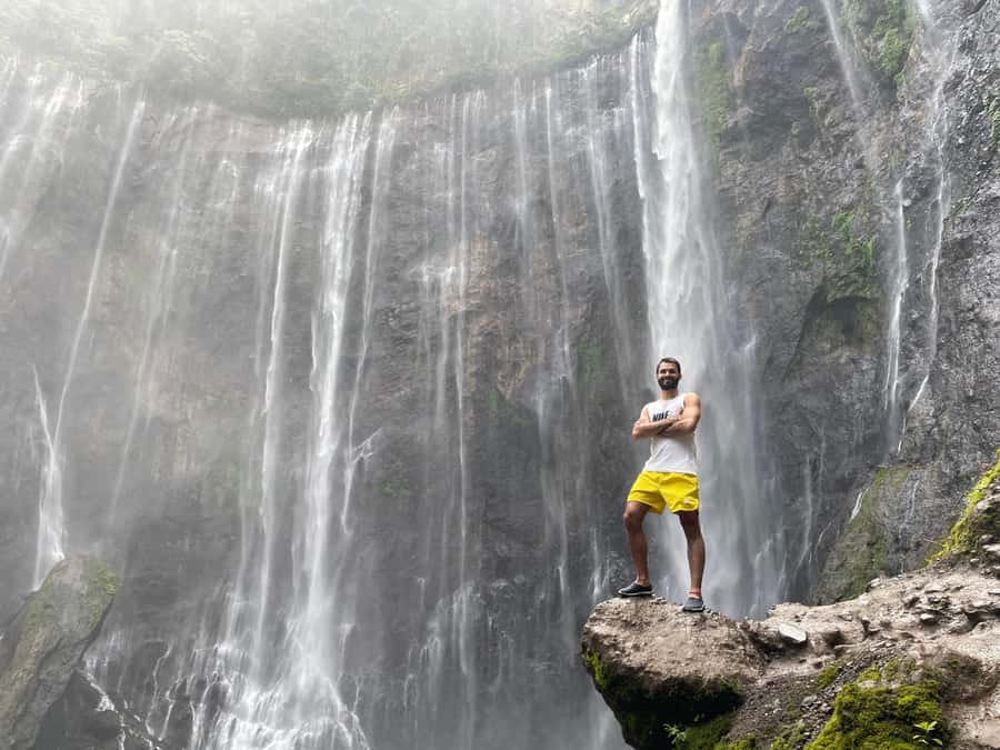 From Malang/Surabaya: Tumpak sewu waterfall - The Walk Down: Slippery Steps, Smart Footwear, and Optional Cooling Off
