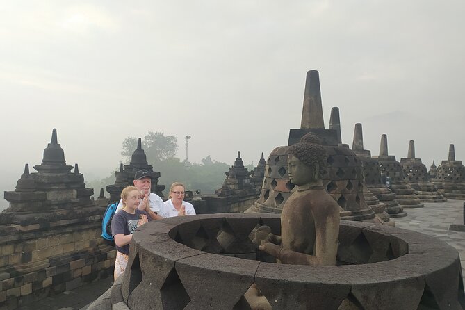 From Semarang port: Borobudur Temple excursion - Cruise Ship Traveler - Candi Mendut: the older temple stop people still use
