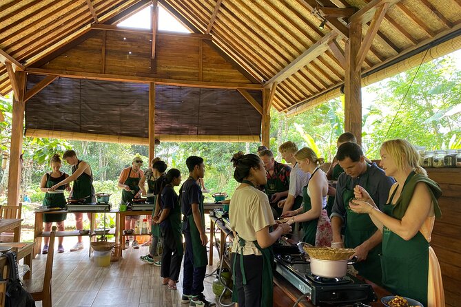 From Ubud: Authentic Bali Farm Cooking School & Organic Farm - Cooking for real: six dishes plus dessert, guided step-by-step
