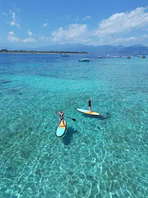 Gili sunrise stand-up paddle boarding (drone photoshoot) - Should You Book This Gili Sunrise SUP With Drone Shots?