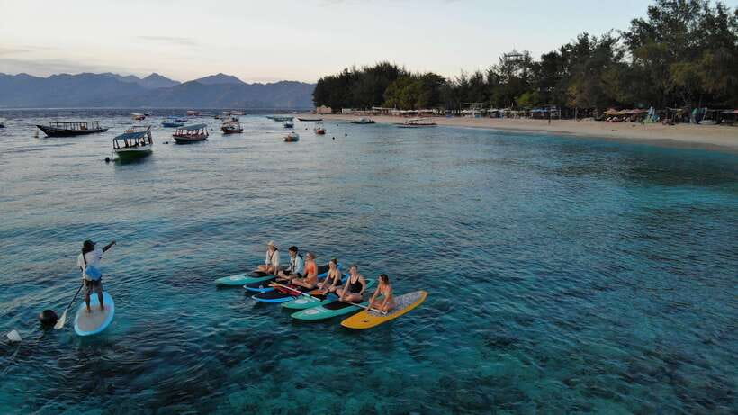 gili sunrise Stand-up paddle boarding or kayaking (droneshot - Who this tour fits best (and who might want a different plan)