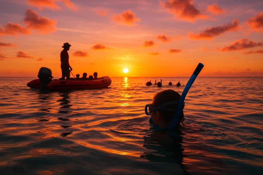 Gili SUNSET Snorkeling Tour With GOPRO Documentation - What you’ll snorkel: turtles, statue scenes, and blue coral