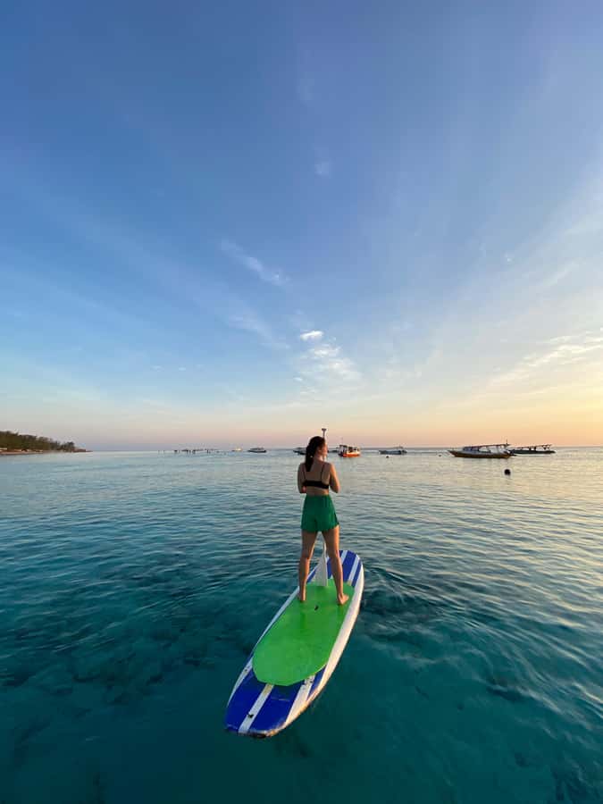 Gili SUP Or Kayak With Drone Shoot . Daylight Or Sunrise - Drone Shoot in the Sky: Daylight vs Sunrise, and Why Wind Rules Everything
