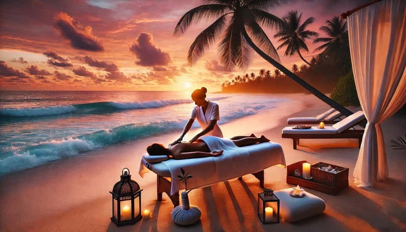 Gili Trawangan: Beach Massage with Sunset and Cocktail - The Location: The Gili Beach Bar Right by the Sea