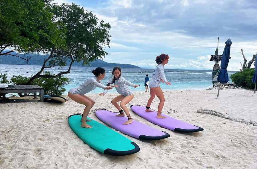 Gili Trawangan: Private Beginner & Intermediate Surf Lessons - Timing and Options: 90 Minutes to Two Hours, Plus Board Rental Only