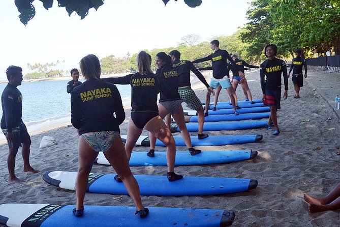 Group Surf Lesson Senggigi Lombok - Senggigi Lesson Setup: Small Group, Patient Instruction