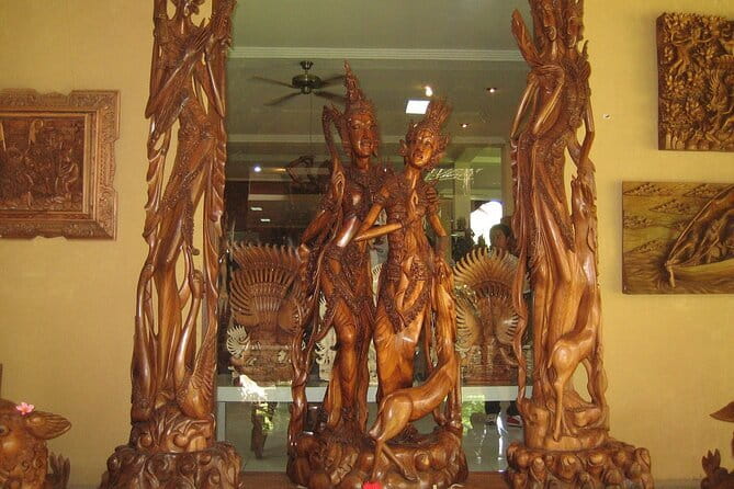 Half Day Bali Shopping Art Village Private Tour - Batuan Painting Village: A More Relaxed Style Window