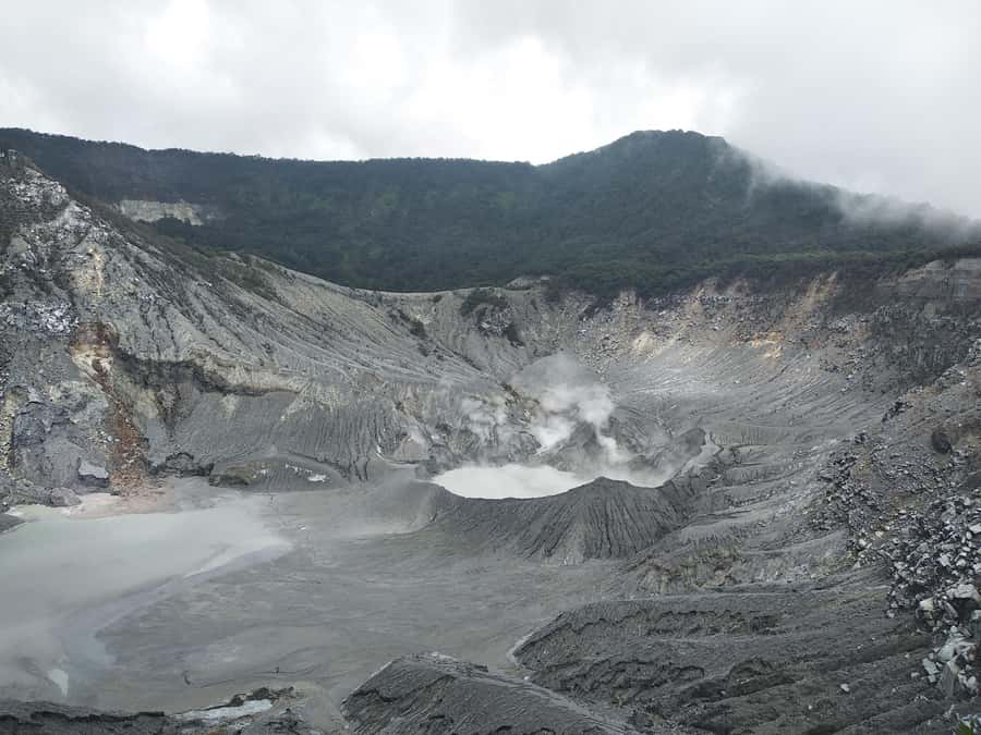 Jakarta: Active Volcano, Waterfall &beautiful local village - Curug Cibareubeuy Waterfall Trek: 40 M Drop and a Real Walk Through Farms