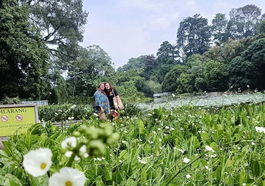 Jakarta Bogor Botanical Garden, Waterfall and Rice Terrace - Bogor feels cooler for a reason: the mountain effect