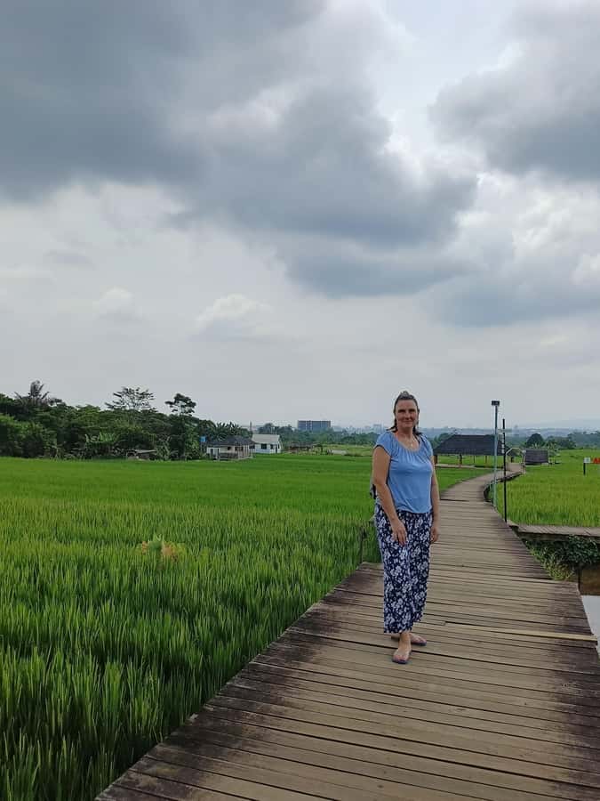 Jakarta Bogor Botanical Garden, Waterfall and Rice Terrace - Wayang golek at Enday Media: puppet craft that feels personal